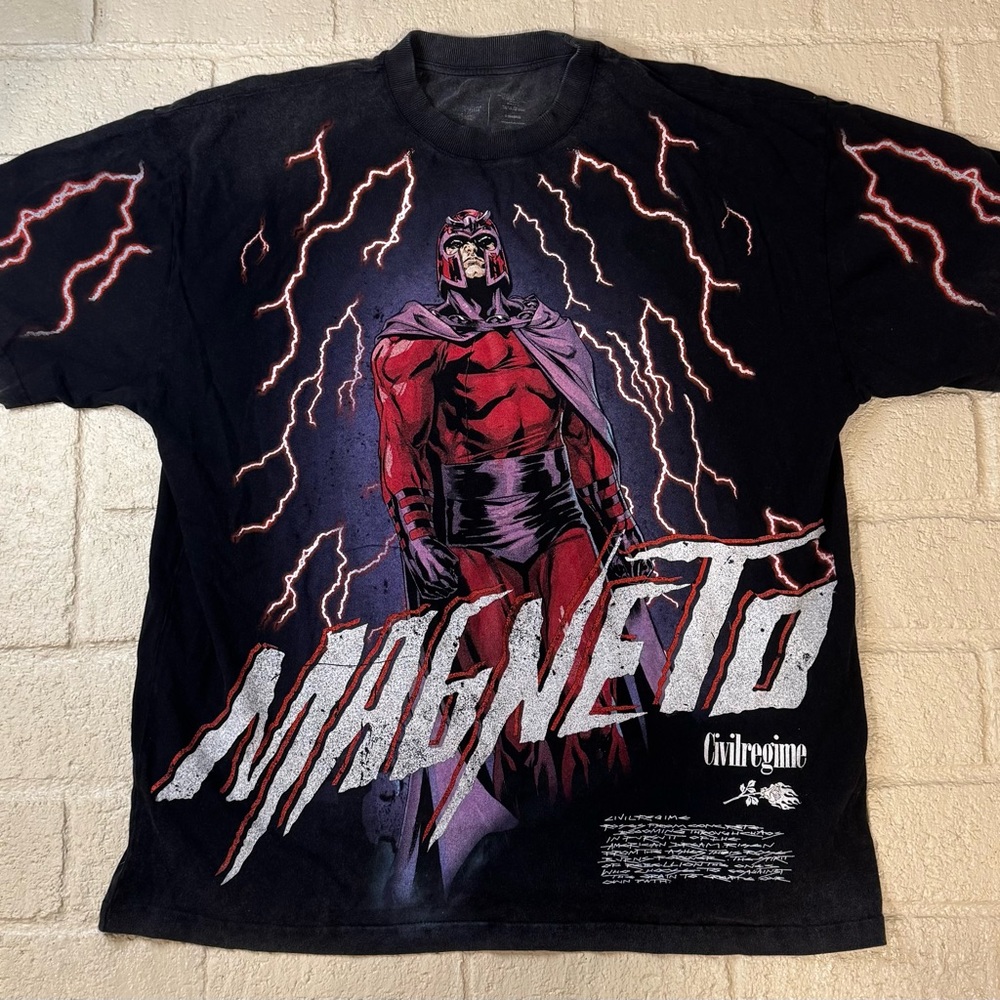 Civil Regime Magneto Graphic Black Tee